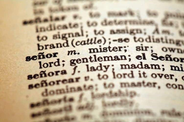 Cammino di santiago spagnolo e inglese sul dizionario