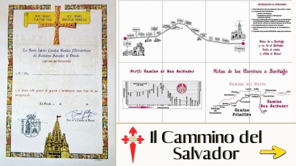 Attestato cammino del salvador
