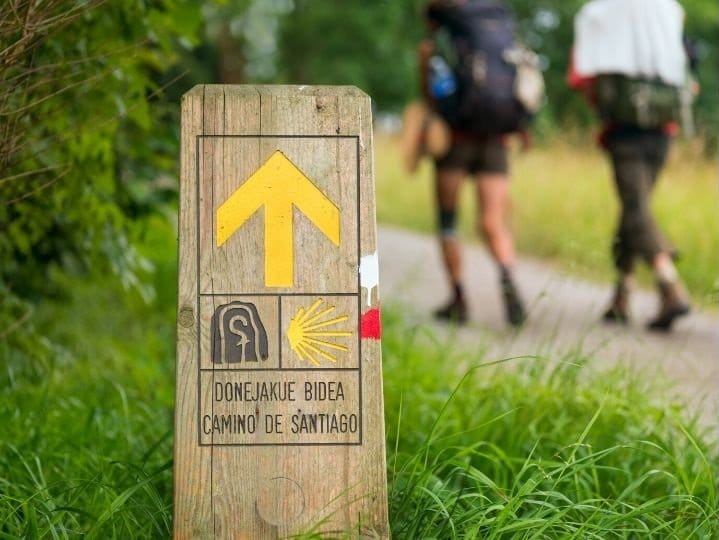 Indicazioni cammino di santiago in lingua basca