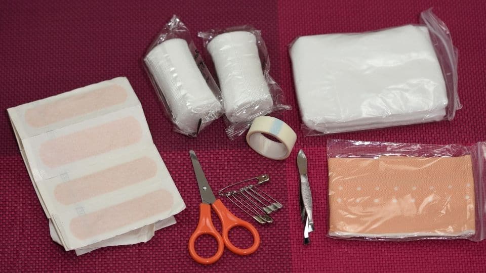 Componenti kit medico