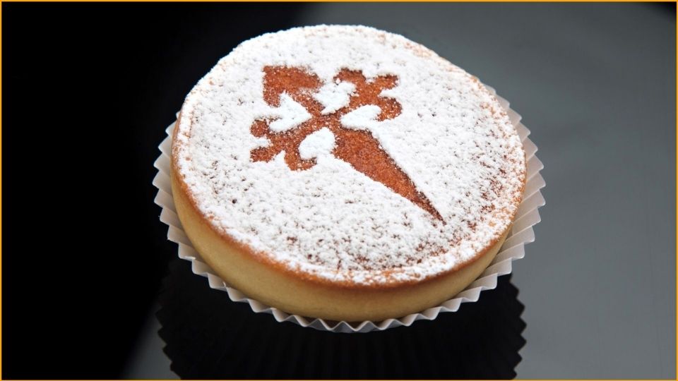 Una torta di Santiago
