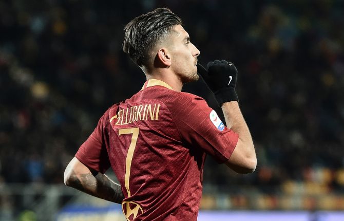 Lorenzo Pellegrini calciatore della Roma