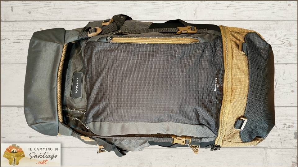 lista zaino cammino santiago